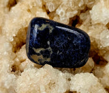 Dumortierite Crystal Tumble ✨🩶💙🩵🤍