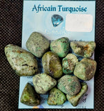 African Turquoise Crystal Tumble ✨🤩💎💚🩵💙