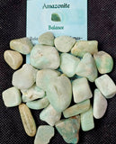 Natural Shape Amazonite Crystal Tumble ✨🤩💎🤍🩵