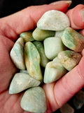 Natural Shape Amazonite Crystal Tumble ✨🤩💎🤍🩵