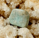 Natural Shape Amazonite Crystal Tumble ✨🤩💎🤍🩵