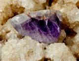 Chevron Amethyst Crystal Tumble ✨🤩💜☪️🤍