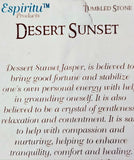 Desert Sunset Jasper Crystal Tumble ✨ 🌇❤️🌴🏜️