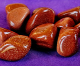 Goldstone (man-made) Crystal Tumble