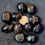 Zebra Amber Crystal Tumble ✨🍂🪵🦓