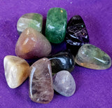 Rainbow Fluorite Crystal Tumble🌈