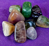 Rainbow Fluorite Crystal Tumble🌈