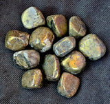 Chalcopyrite Crystal aka Tumbled Peacock Ore ⚜️🦚✨🤩
