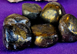 Chalcopyrite Crystal aka Tumbled Peacock Ore ⚜️🦚✨🤩