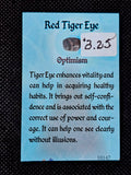 Red Tigers Eye Crystal Tumble♥️👁️🐯🐅🍒