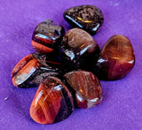 Red Tigers Eye Crystal Tumble♥️👁️🐯🐅🍒