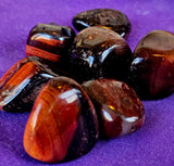 Red Tigers Eye Crystal Tumble♥️👁️🐯🐅🍒
