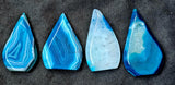 Dyed Blue Agate Crystal Freeform ✨🌀💠🤩💙🔵
