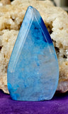 Dyed Blue Agate Crystal Freeform ✨🌀💠🤩💙🔵