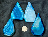 Dyed Blue Agate Crystal Freeform ✨🌀💠🤩💙🔵