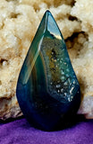 Dyed Blue Agate Crystal Freeform ✨🌀💠🤩💙🔵