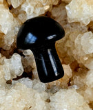 Black Obsidian Crystal Mini Mushroom 🍄🖤🍄