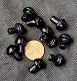Black Obsidian Crystal Mini Mushroom 🍄🖤🍄