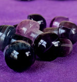 Rainbow Fluorite Crystal Mini Mushroom 🍄🌈🍄💜