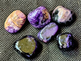 Charoite Crystal Tumble 💜✨🤩🤯🖤
