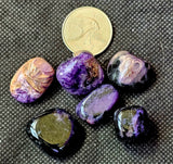 Charoite Crystal Tumble 🐈‍⬛✨💜🤯