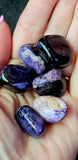 Charoite Crystal Tumble 🐈‍⬛✨💜🤯