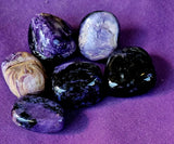 Charoite Crystal Tumble 🐈‍⬛✨💜🤯