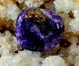 Charoite Crystal Tumble 🐈‍⬛✨💜🤯