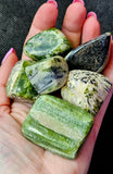 Green Tourmaline Crystal Tumble💚🍏