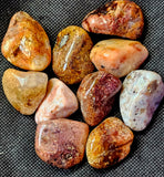 LG. Pink Agate Crystal Tumble ✨🤩🩷🤍🧡❤️