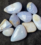 Blue Lace Agate Crystal Tumble ✨🤍🔵🩵💙💎