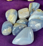 Blue Lace Agate Crystal Tumble ✨🤍🔵🩵💙💎