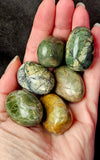 Sedimentary Jasper Crystal Tumble 💙🤎🧡💚