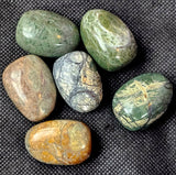 Sedimentary Jasper Crystal Tumble 💙🤎🧡💚