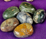 Sedimentary Jasper Crystal Tumble 💙🤎🧡💚