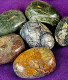 Sedimentary Jasper Crystal Tumble 💙🤎🧡💚