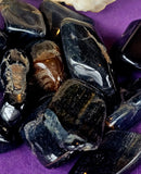 Hawkeye aka Blue Tigers Eye Crystal Tumble ✨🐯👁️🦅💙