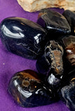Hawkeye aka Blue Tigers Eye Crystal Tumble ✨🐯👁️🦅💙