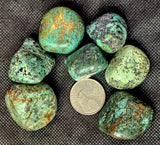 African Turquoise Crystal Tumble ✨🤩💎💚🩵💙