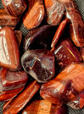 Red Tigers Eye Crystal Tumble♥️👁️🐯🐅🍒