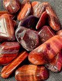 Red Tigers Eye Crystal Tumble♥️👁️🐯🐅🍒
