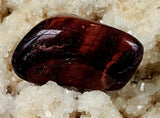 Red Tigers Eye Crystal Tumble♥️👁️🐯🐅🍒