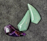 Assorted Fanged Shaped Crystal Cabochon 💜🦷🧛‍♂️📿💚