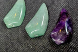 Assorted Fanged Shaped Crystal Cabochon 💜🦷🧛‍♂️📿💚