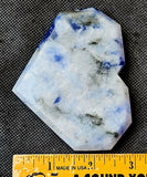 ✨RARE✨ LG. Dumortierite Crystal Faceted Heart 🤍✨😍🤯💙💠