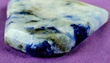 ✨RARE✨ LG. Dumortierite Crystal Faceted Heart 🤍✨😍🤯💙💠