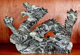 MASSIVE Picasso Jasper Crystal Eastern Asian Themed Dragon Statue ✨🤩🤯🖤🤍🩶🐲🐉