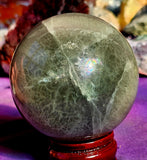 LG. Banded Fluorite Crystal Sphere 💜💚🔮💙🩵