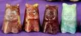 Assorted Crystal Ghost Kitty Cat Carvings 👻🐈💎🔮🥰🐈‍⬛😻