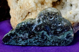 Moss Agate Crystal Cloud Carving 💚⛈️🌤️🌨️🤍